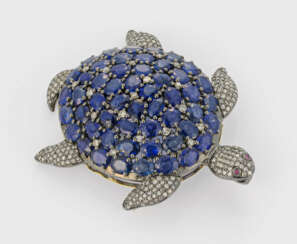 Dekorative Schildkröten-Brosche