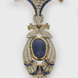 Belle Epoque Saphir-Brosche - photo 1