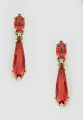 Paar Feueropal-Pendeloques