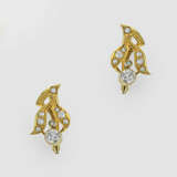 Paar charmante Art Nouveau-Ohrringe - photo 1