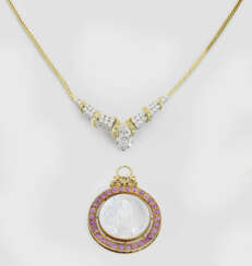 Rubin-Medaillon "Flora" von Prof. Herbert Zeitner