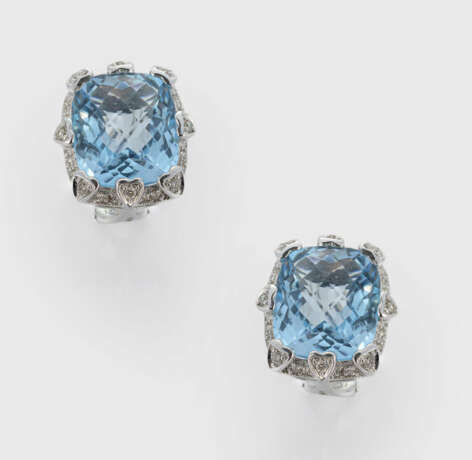 Paar elegante Topas-Ohrringe - photo 1