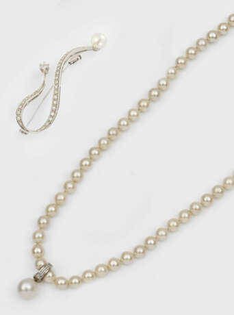 Perl-Diamant-Parure - photo 1