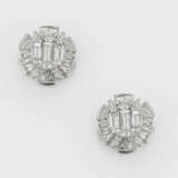 Paar elegante Diamant-Ohrringe - Foto 1