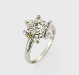 Hochfeiner Brillantsolitär-Ring von Scheuerle, Hannover