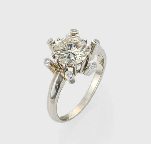 Hochfeiner Brillantsolitär-Ring von Scheuerle, Hannover - фото 1