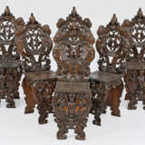 Satz von sechs Neorenaissance-Stühlen - photo 1