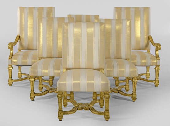 Stuhlgruppe im Louis XIV-Stil - photo 1