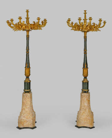 Paar monumentale Prunkgirandolen im Napoleon III-Stil - photo 1