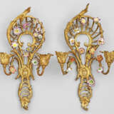 Paar Louis XV-Wandappliken - photo 1