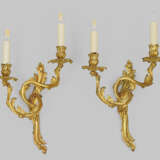 Paar Louis-XV-Wandappliken - photo 1