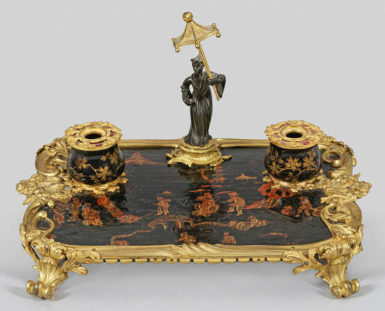 Louis XV-Schreibset mit Chinoiseriedekor - photo 1 Louis XV-Schreibset mit Chinoiseriedekor - photo 1