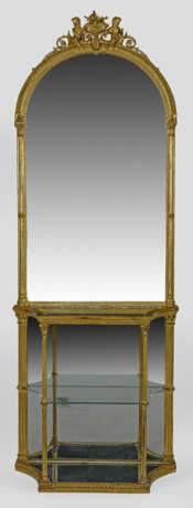 Großer Belle Epoque-Wandspiegel mit Konsole - фото 1 Großer Belle Epoque-Wandspiegel mit Konsole - фото 1