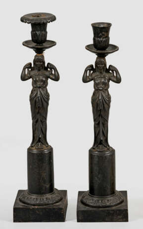 Paar figürliche Eisenleuchter - фото 1