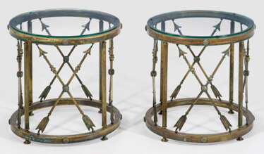 Paar Trommeltische im Stil von Maison Jansen