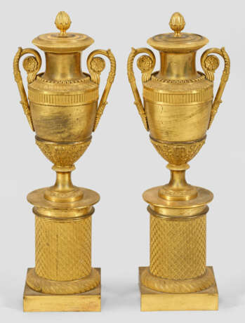 Paar Empire-Cassolettes - photo 1