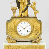 Seltene Empire-Figurenpendule "Paul und Virginie" - photo 1