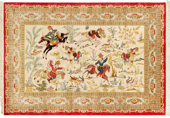 Signierte Ghom-Seidenbrücke - photo 1