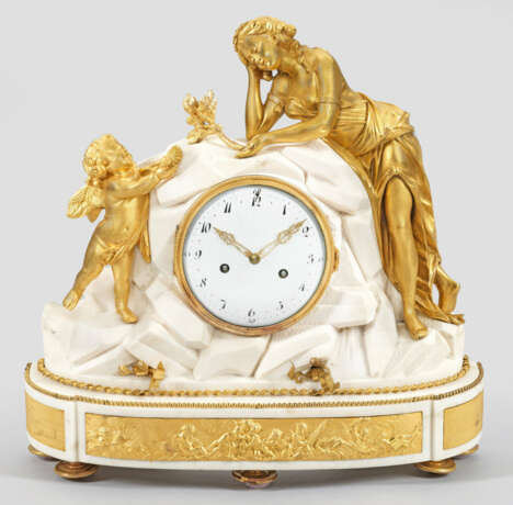 Louis XVI-Figurenpendule "Amor und Venus" - photo 1