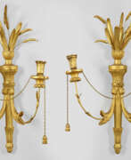 Éclairage. Paar Wandgirandolen im Directoire-Stil