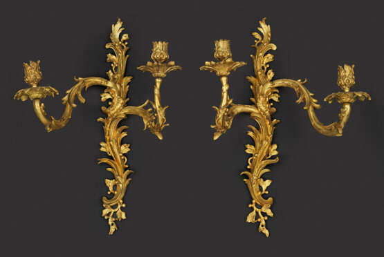 Paar feine Louis XV-Wandappliken aus der Couronné-Zeit - photo 1 Paar feine Louis XV-Wandappliken aus der Couronné-Zeit - photo 1