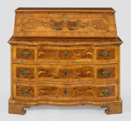 Barock-Sekretär à Deux Corps