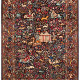 Großer alter Kirman-Jagdteppich - photo 1