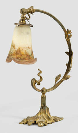 Jugendstil-Tischlampe von Muller Frères - photo 1