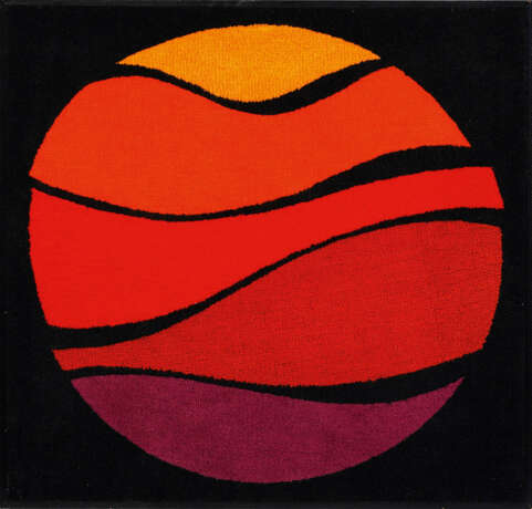 Limitierte Teppichcollage "Roter Planet" - photo 1