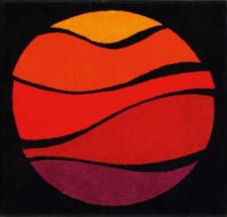 Limitierte Teppichcollage "Roter Planet"