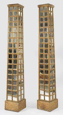 Paar große dekorative Säulen - photo 1