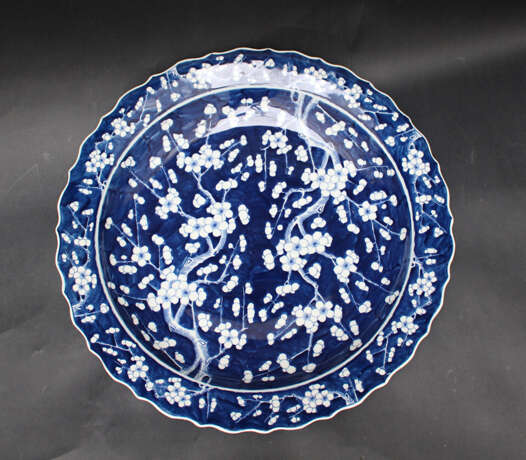 Chinese Porcelain Plate painted, Qing Dynasty - photo 2