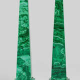 Paar repräsentative Malachit-Obelisken - photo 1