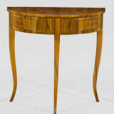 Biedermeier-Demilune Konsoltisch - photo 1