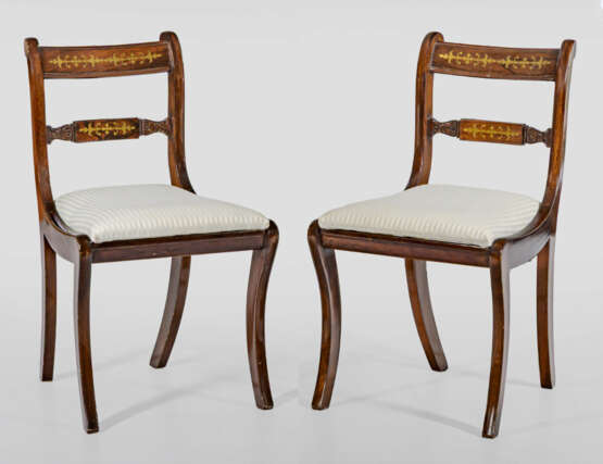 Paar Stühle im Regency-Stil - photo 1