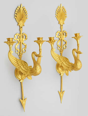 Paar Wandappliken im Empire-Stil - photo 1 Paar Wandappliken im Empire-Stil - photo 1