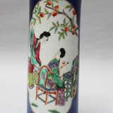Chinese Porcelain Vase, painted, Qing Dynasty - photo 1