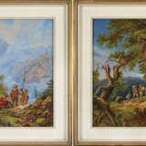 Paar Hinterglasbilder - фото 1