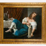 Artist around 1850, Drinking Lady, Oil canvas, framed - фото 1