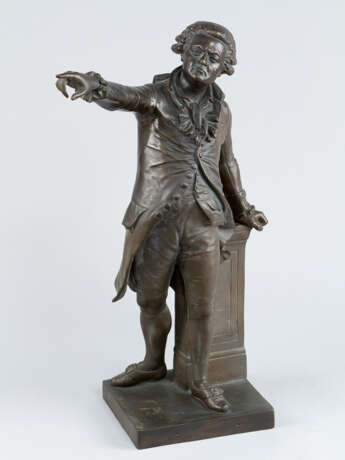 Comte de Mirabeau (1749-1791) .Bronze , 19..century - Foto 1