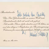 Grußkarte von Helmut Schmidt - фото 1