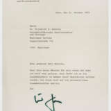 Brief von Helmut Kohl - фото 1