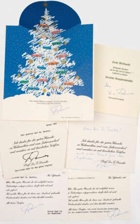 Konvolut Autografen Ferdinand "Ferry" Porsche - фото 1 Konvolut Autografen Ferdinand "Ferry" Porsche - фото 1