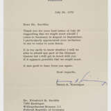 Vier Schreiben von Henry A. Kissinger - photo 1