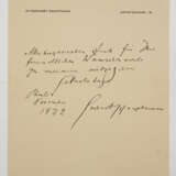 Drei Schreiben von Gerhart Hauptmann - фото 1