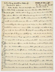 Unveröffentlichter Brief von Albert Schweitzer