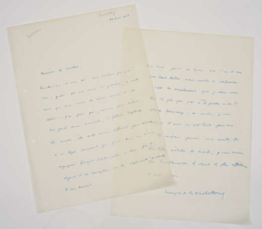 Brief von Monique de la Bruchollerie - фото 1