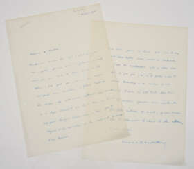 Brief von Monique de la Bruchollerie