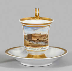 Ziertasse mit Ansicht "Das Museum in Berlin"