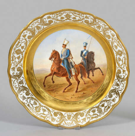 Meissener Regimentsteller nach russischem Vorbild - photo 1 Meissener Regimentsteller nach russischem Vorbild - photo 1